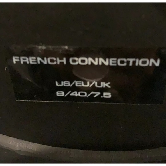 French Connection Women's Julie Front Zipper Boots Women's, black, Size 9 NWOB. - Picture 10 of 12